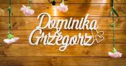 Drewniana ścianka dla Dominiki i Grzegorza – Hotel Kazimierzówka Wellness & Spa Kazimierz Dolny
